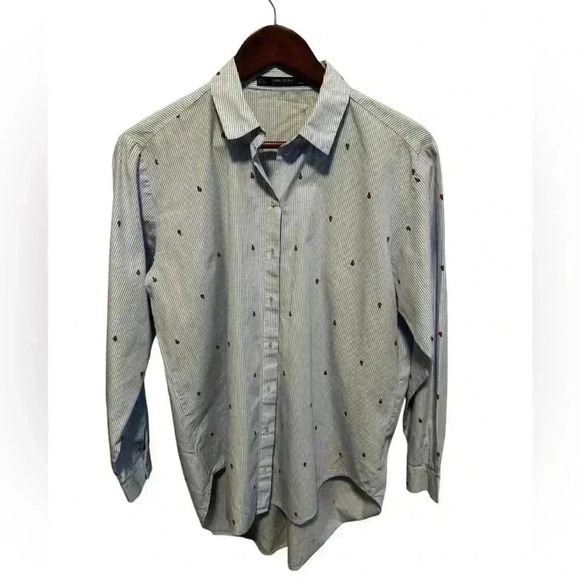 Zara Tops - Zara Women’s Cotton Button-Down Size L